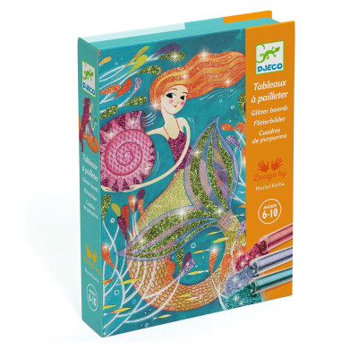 Kits de manualidades con purpurina Sirena Djeco Kits de manualidades con purpurina Sirena Djeco