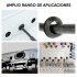 Ojal Goma 30MM Negro Pack X100 Anillo Sellado Junta Arandela Variante Color Negro
