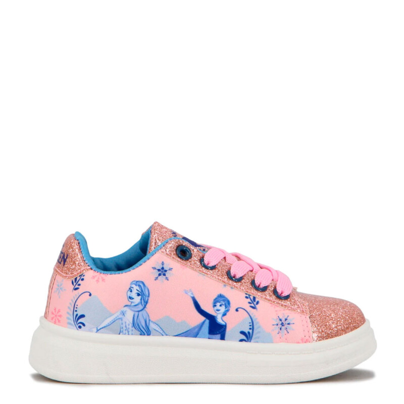 Championes Infantiles Disney Frozen Team Magic Rosado - Celeste