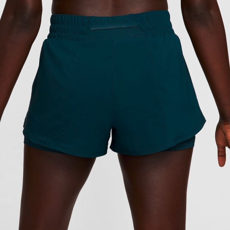 Pantalón Corto Nike One Dri-Fit Mr 3In 2N1 de Mujer Azul
