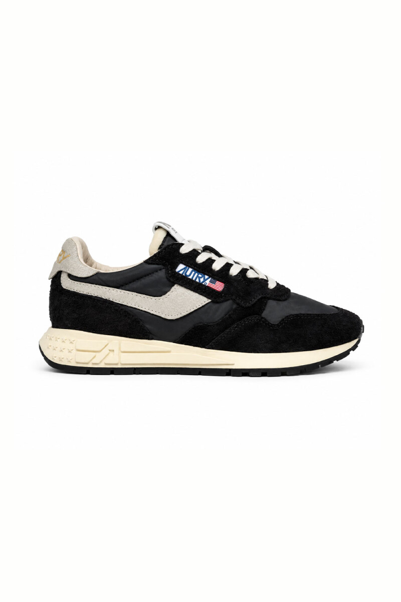 REELWIND LOW MAN NYLON/CRACK W Negro