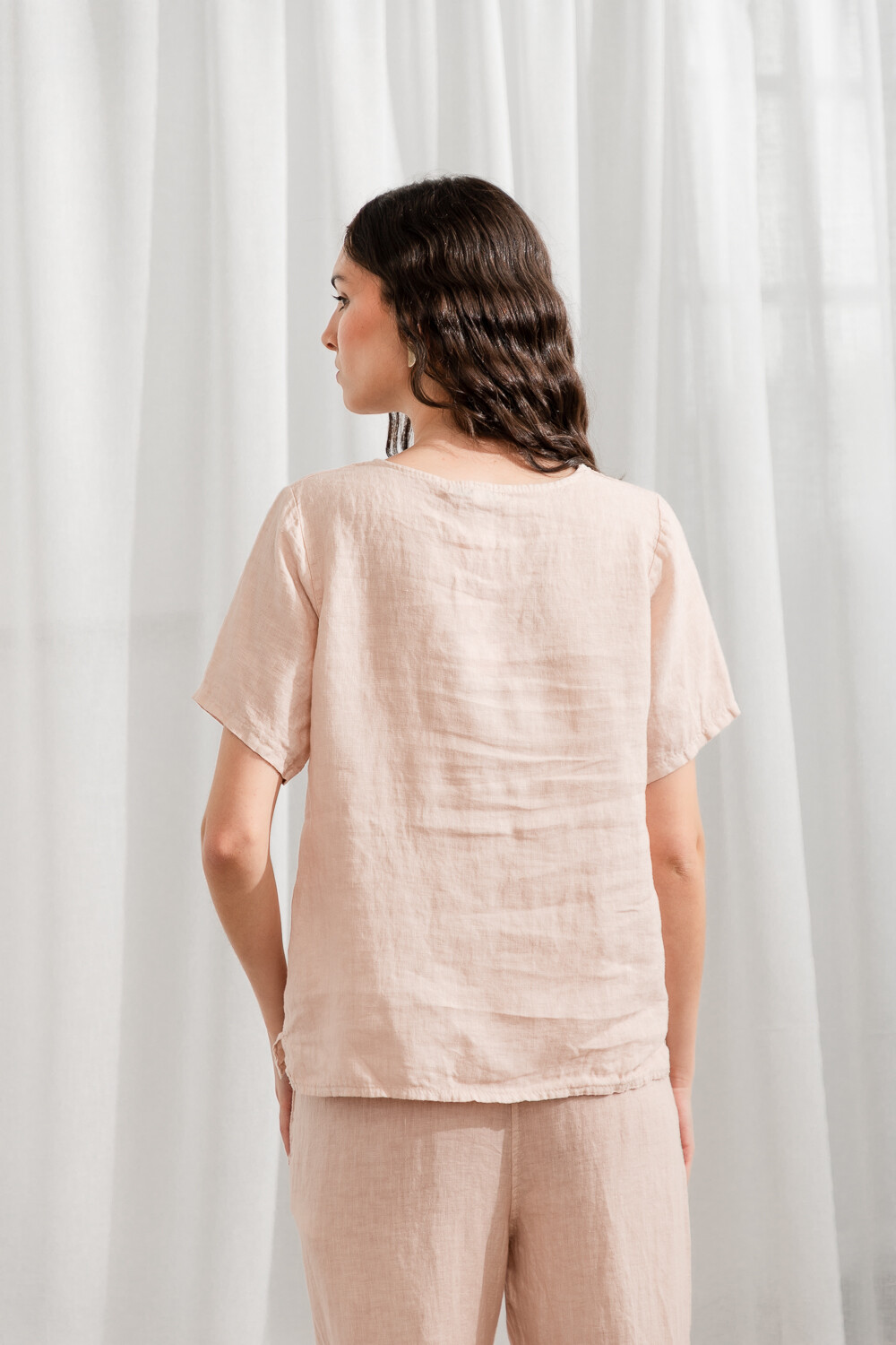 Blusa Elisabetta Beige Claro