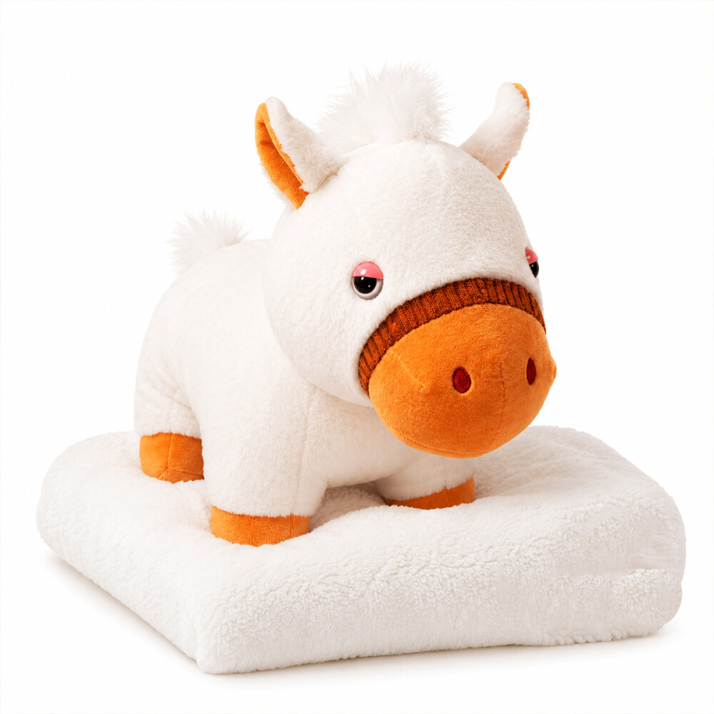 Frazada Peluche 1.60m X 1.00m Caballo