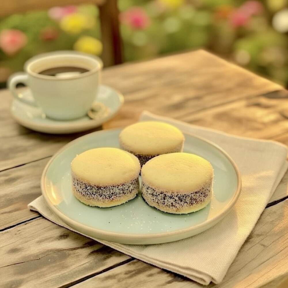 Alfajor de Maicena con Dulce de Leche Alfajor de Maicena con Dulce de Leche