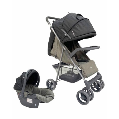 Coche de bebé Travel System Bebesit Sevilla de 0 a 36 meses Gris