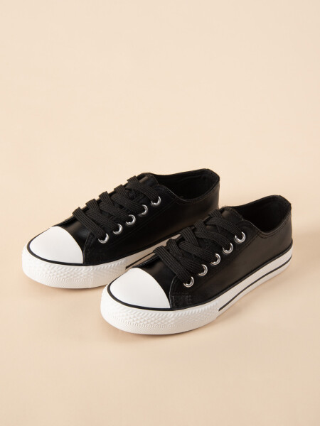 Deportivo con cordones Negro