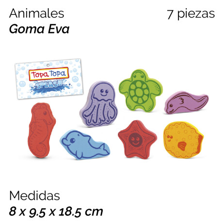 Animales De Goma Eva Topa Topa Splash Animales De Goma Eva Topa Topa Splash