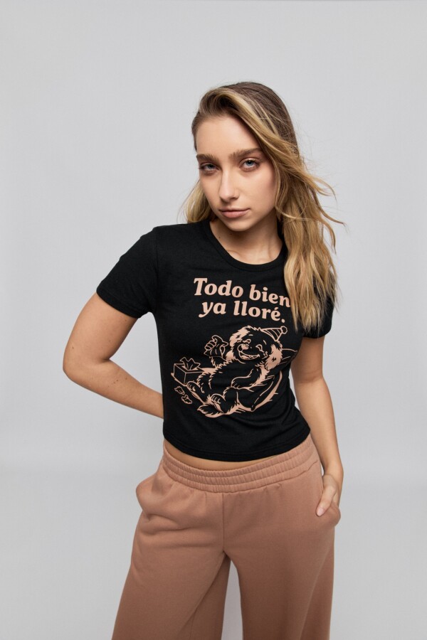 REMERA LLORADERA Negro