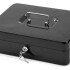 Caja Cofre Seguridad Dinero Fuerte Metal Llave 30x24x9cm Ax Negro