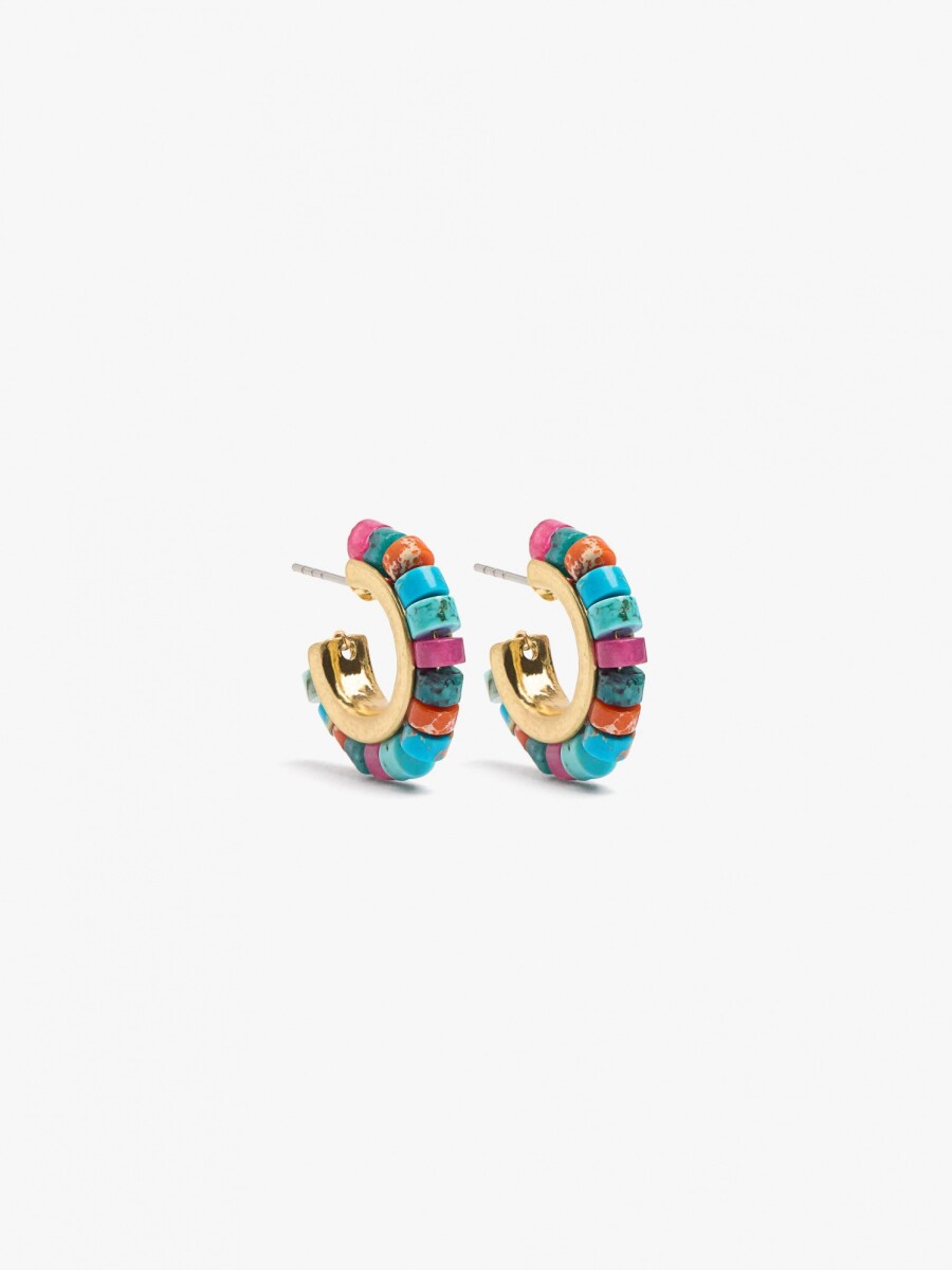 Pendiente Pearl Jam multicolor