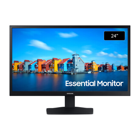 Monitor Samsung Essential S33A 24" Plano Modo Juego Ls24a336nhlxzx Black