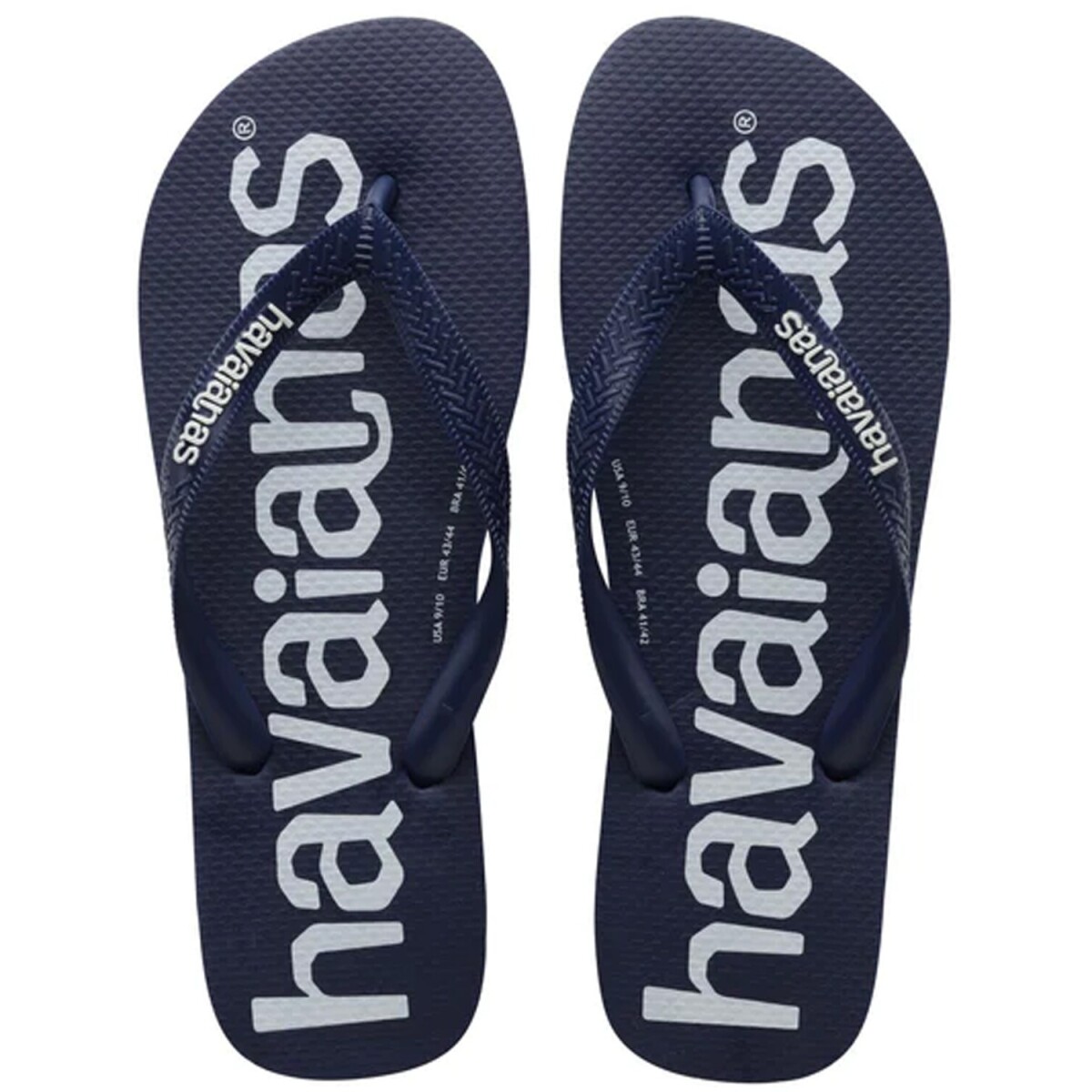 Chancletas ojotas Havaianas Top Logomania originales - NAVY BLUE 