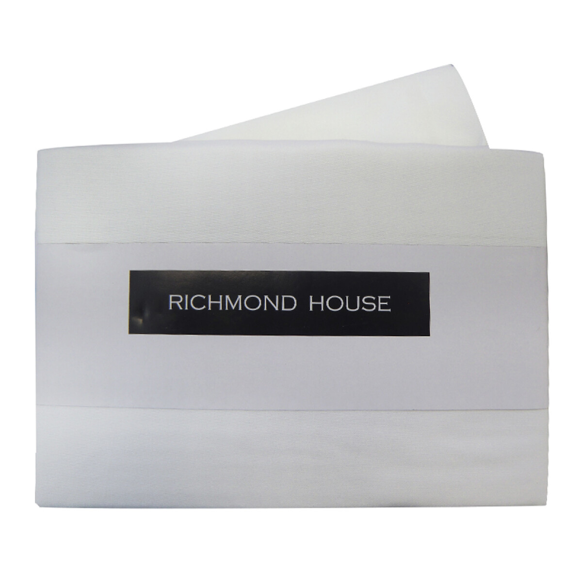 Juego Sábanas Queen Size Richmond House Lisas 100% Microfibra - BLANCO 