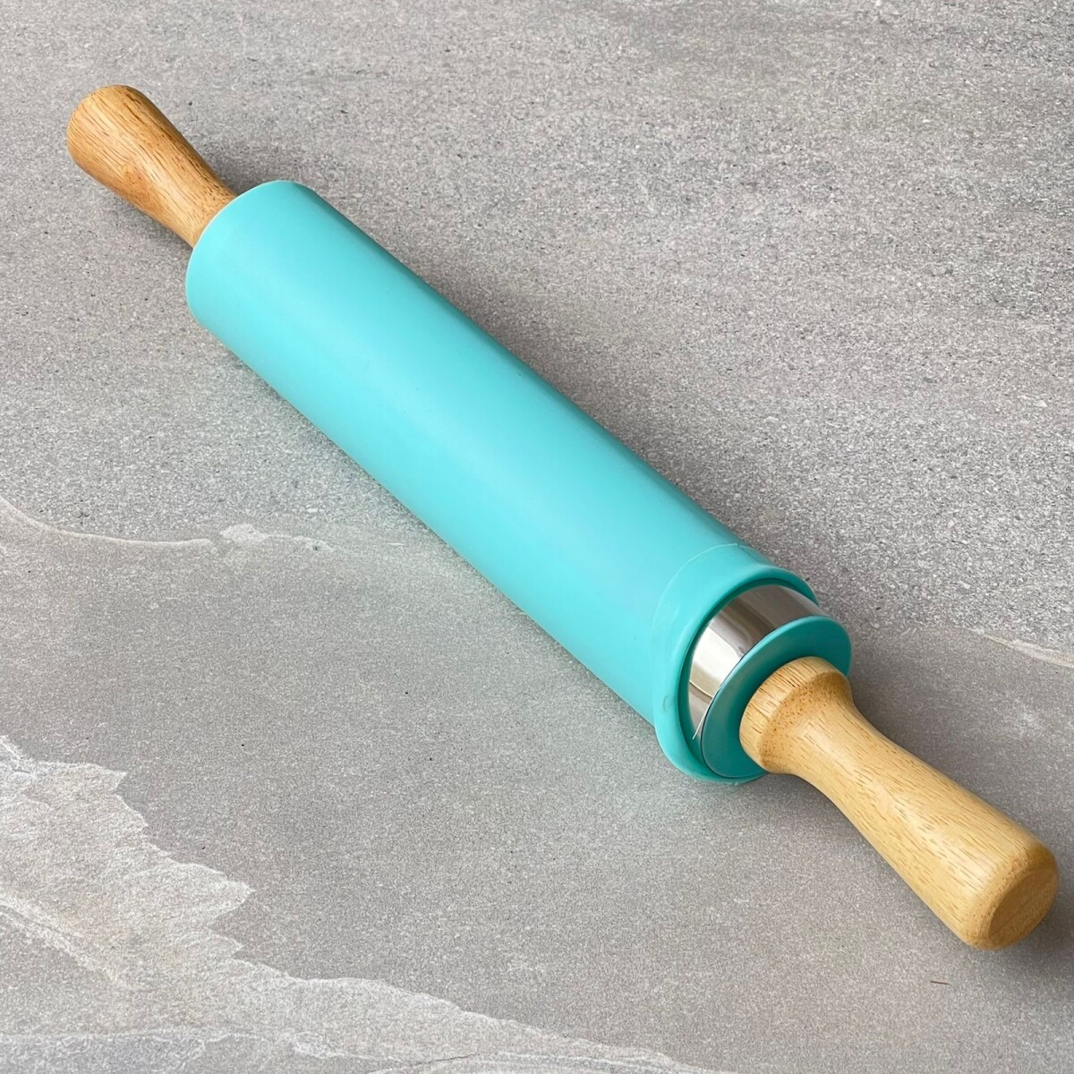 Palote De Amasar Acero Cubierto Silicona 40cm 