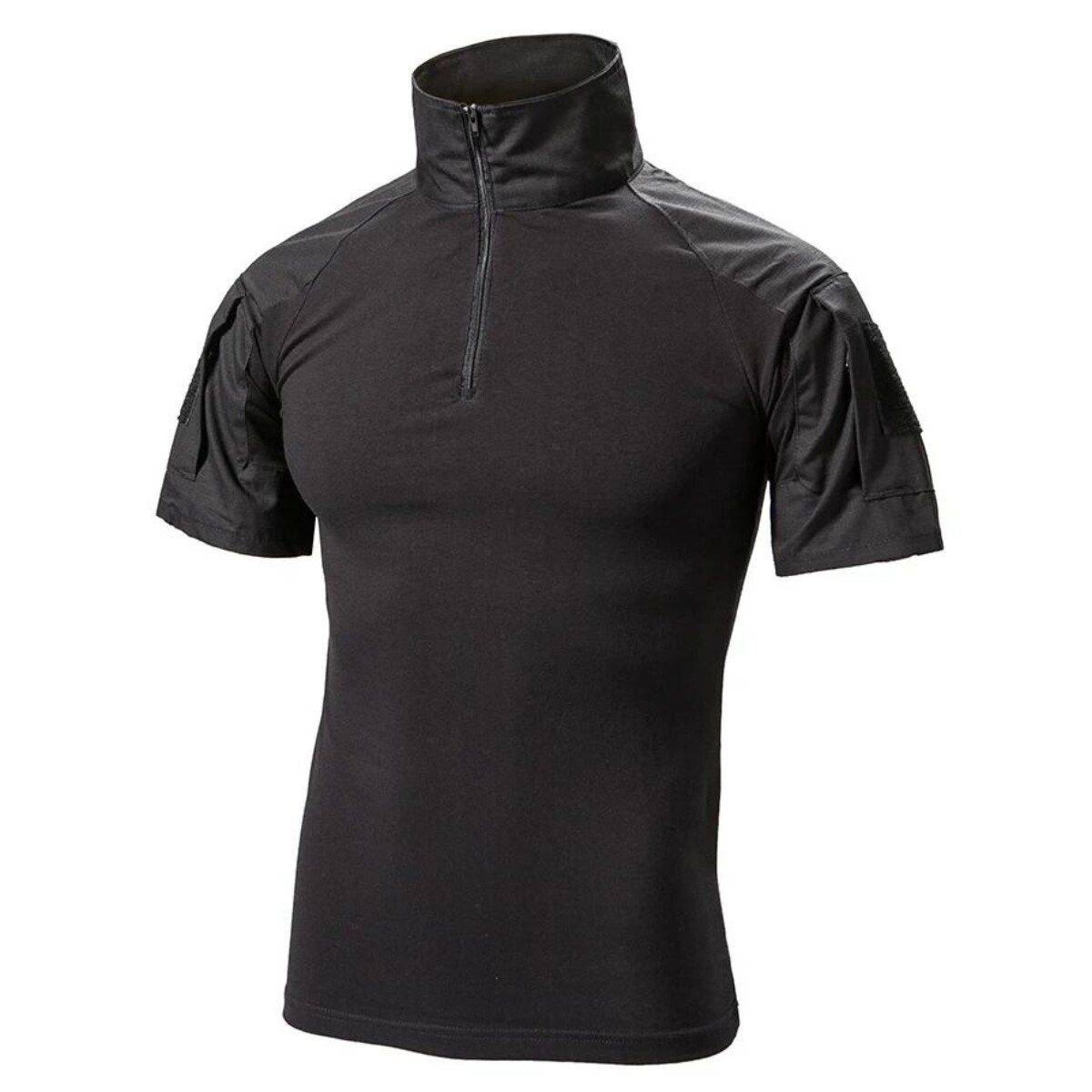 Camisaco táctico manga corta - Negro 