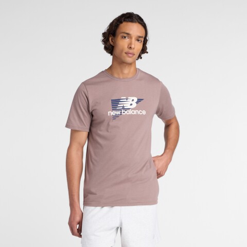 Remera New Balance de Hombre - Heathertech - MT53003EAS BROWN