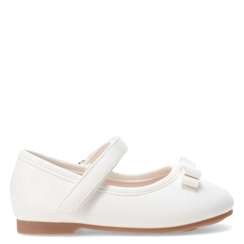 Ballerina de Mujer Mini Miss Carol Zapato CHARD ballerina con moña Blanco Hueso