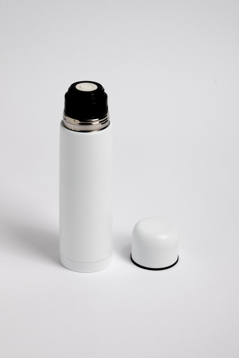 Termo acero inoxidable 750ml Blanco