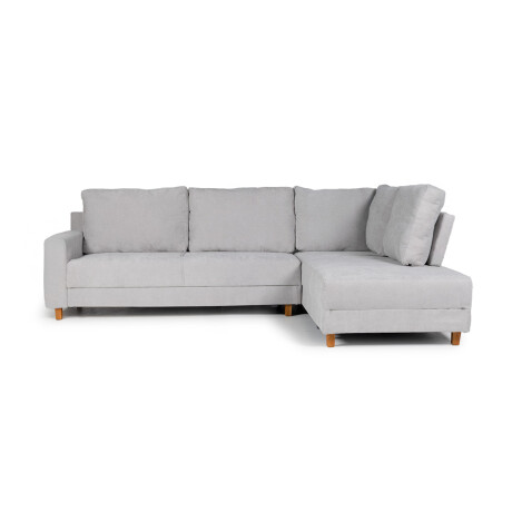 Rinconera Avero - Tela Microfibra - Chaise derecho Berlin 05 (Ceniza)