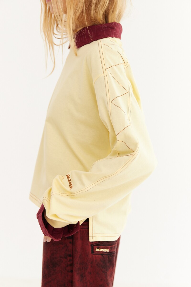 Remera NewPatch Amarillo