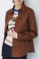 CAMISA SUEDE MARRON