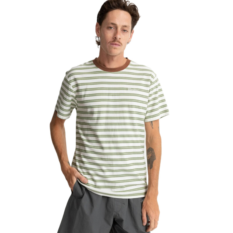 Remera verd Rhythm Everyday Stripe Remera verd Rhythm Everyday Stripe