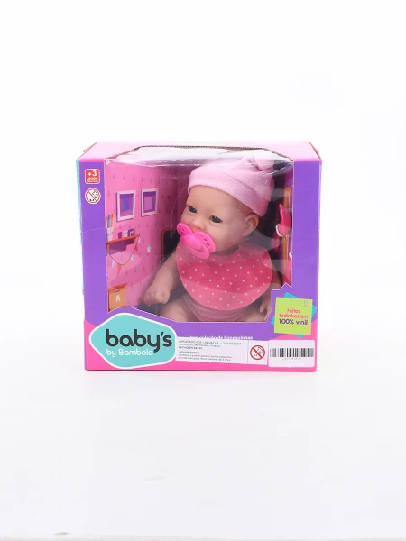 BABY CON CHUPETE ROSADO