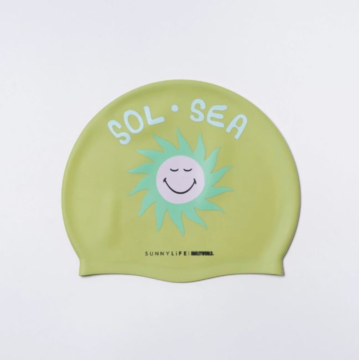 GORRA - Gorra De Natación (3-9 Años) Modelo Smiley World Sol Sea 
