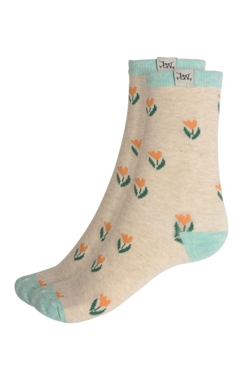 MEDIAS TULIPANES PACK X 2 Beige