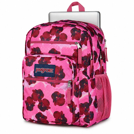 Mochila Escolar Laptop Jansport Big Student Original Urbana Digital Fuchsia Multi