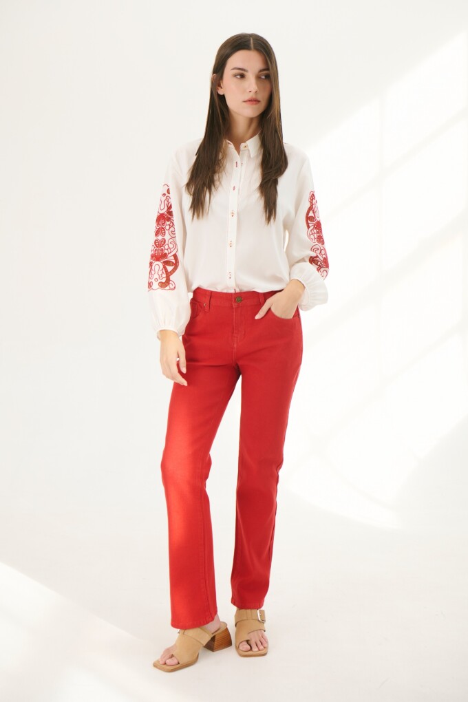 PANTALON FUNKY ROJO