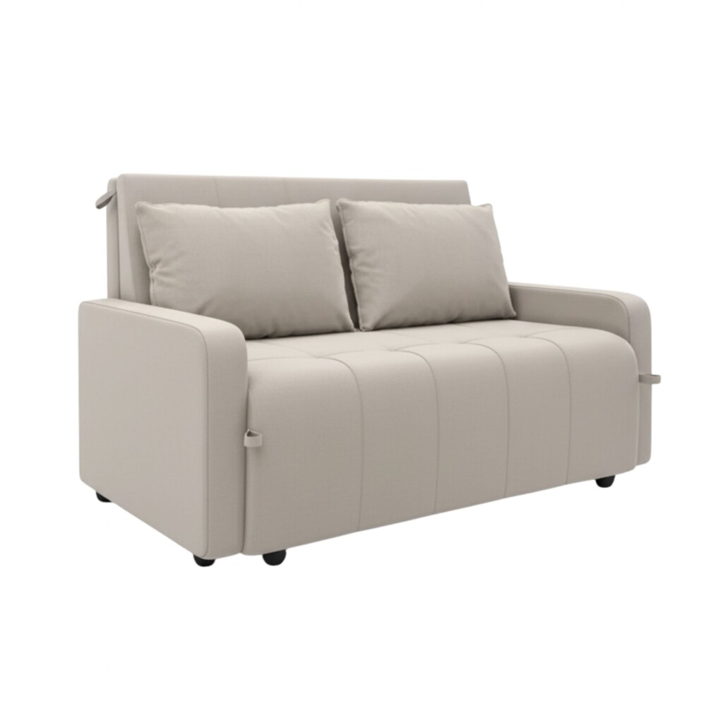 Sofá Cama Amora New con Baúl Beige