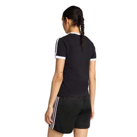 Remera Adidas 3S Tee Slim Negro