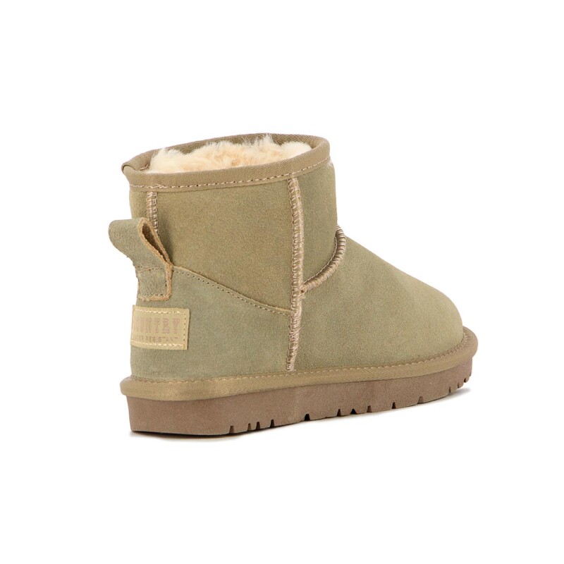 Country Pantubota Cuero Suede / Water-Resistant – Dama – KAKI Kaki