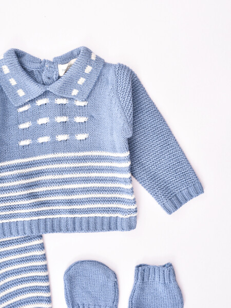 CONJUNTO RECIEN NACIDO AZUL