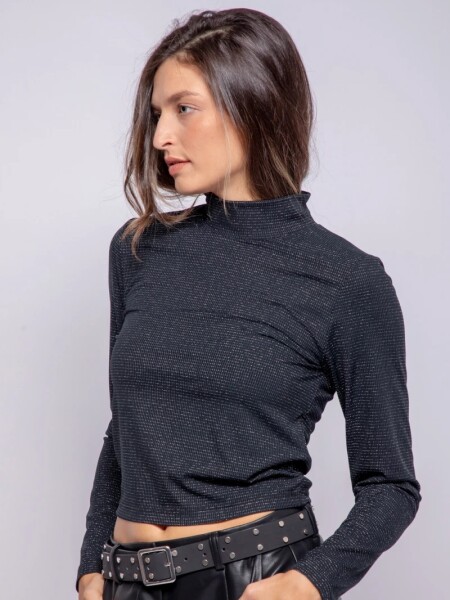 POLERA D.CASSIN CORCOVADO NEGRO