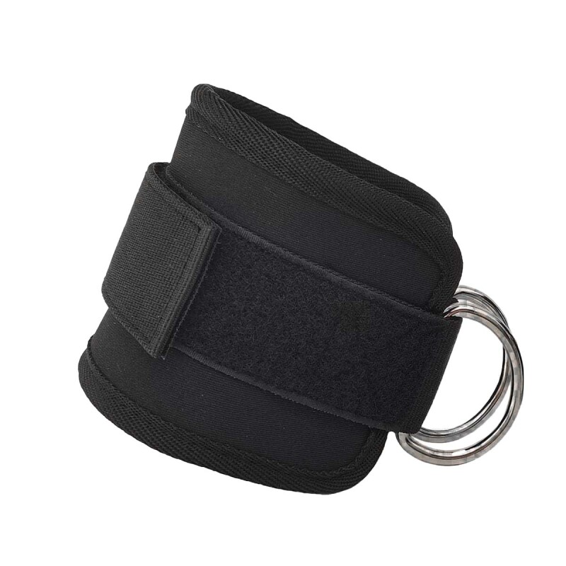 Par de Tobilleras para máquinas de Polea Negro
