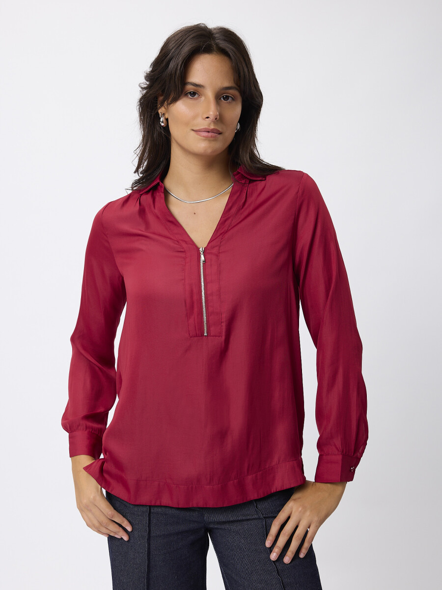 Blusa Noa - bordo 