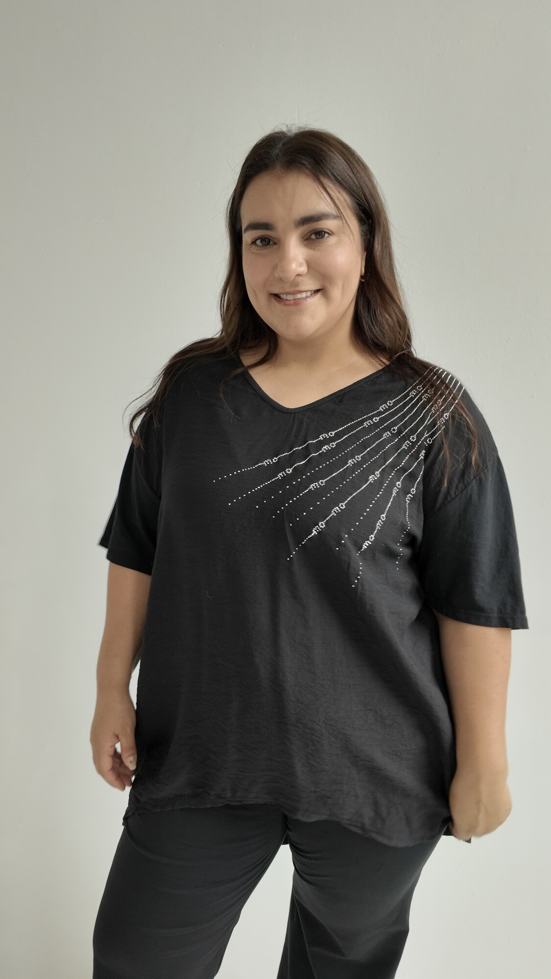 Blusa Nocturne Negro