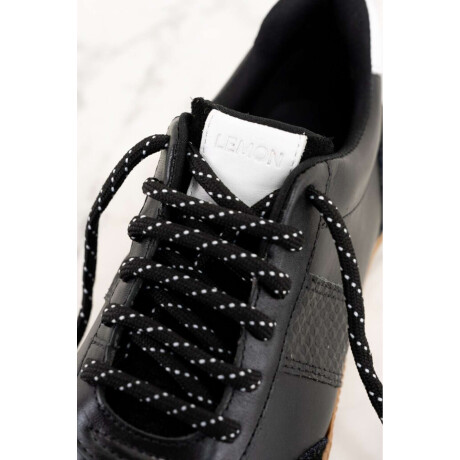 Zapatilla Combinada Negro