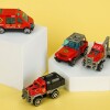 Set 4 Camioncitos De Bomberos De Juguete - Pull Back Set 4 Camioncitos De Bomberos De Juguete - Pull Back
