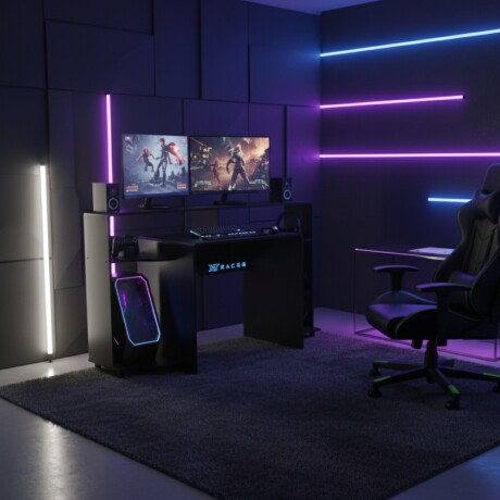 ESCRITORIO GAMER PARA PC LAPTOP COMPUTADORA ESCRITORIO GAMER PARA PC LAPTOP COMPUTADORA