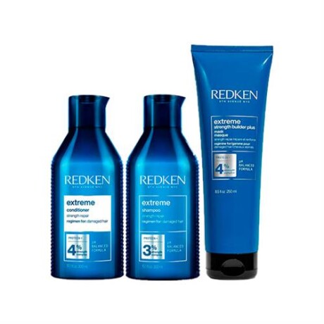 Redken Extreme Shampoo 300 ml + Aco 300 ml + Máscara 250 ml Redken Extreme Shampoo 300 ml + Aco 300 ml + Máscara 250 ml