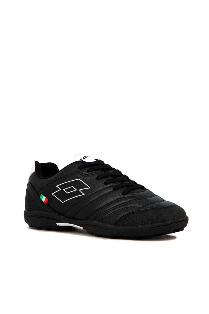 ZAPATO DE FUTBOL 5 LOTTO NAPOLES-TF-M Negro