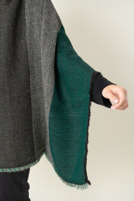 PASHMINA CUARZO AHUMADO Verde