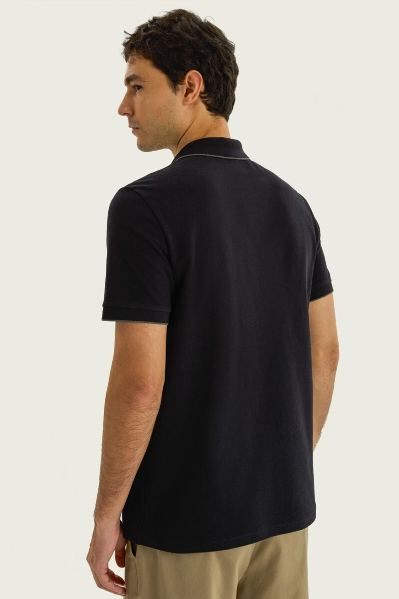 CAMISETA POLO M/C 036H/5DEN Negro