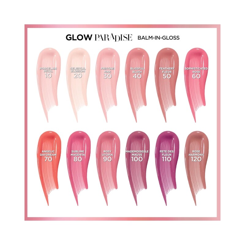 Brillo Labial Loreal Glow Paradise Gloss con acido Hialurónico Angelic Daydream