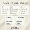 Juego de Sabanas 2 Plaza 200 Hilos - Pilar Beige