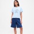 GRAPHICS - SS EDITOR TEE GAP CLASSIC LIGHT BLUE SHADOW