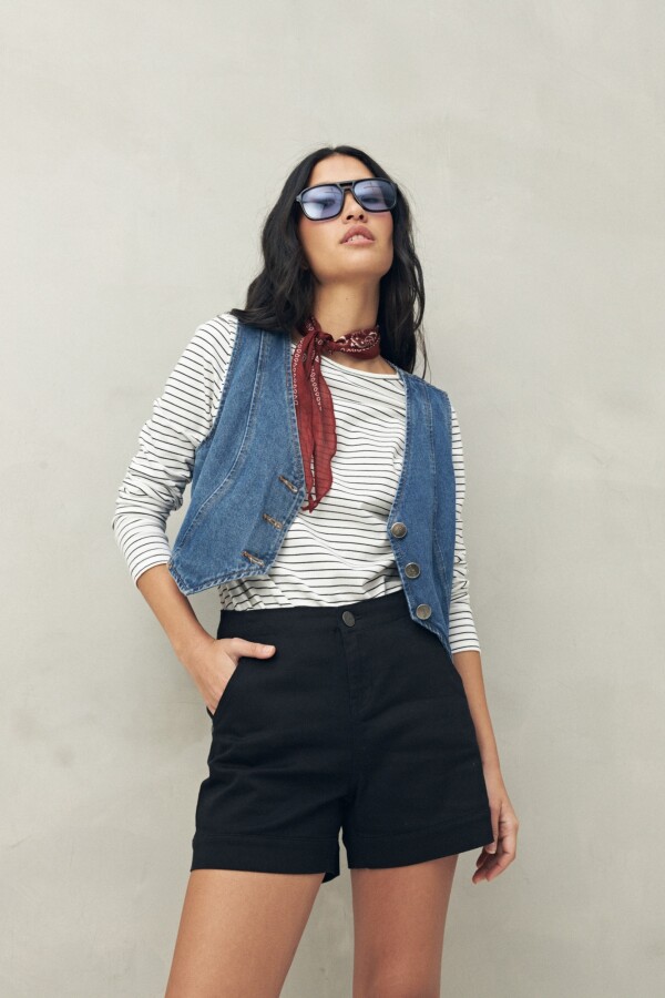 SHORT TOSSAR Negro